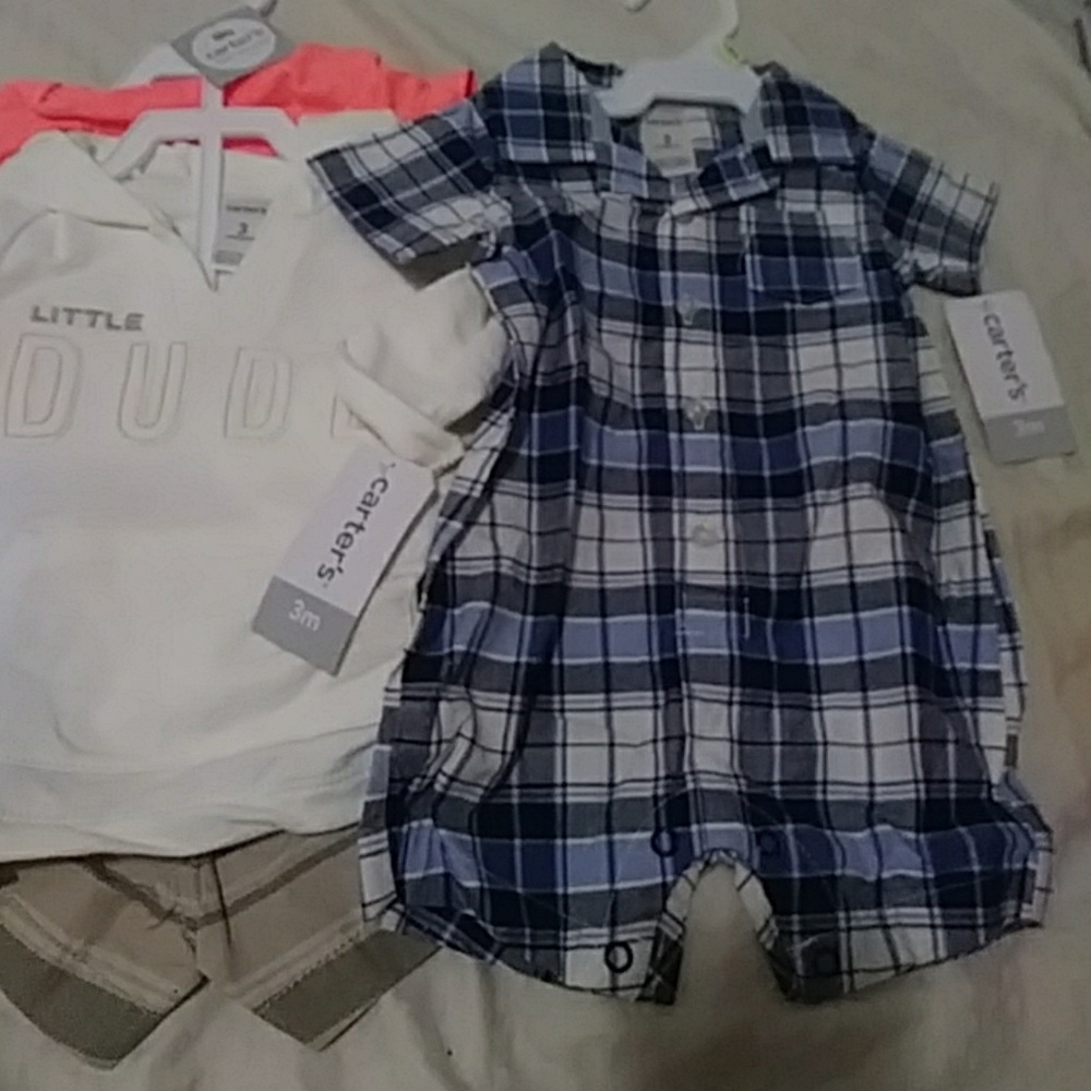 3months carters 4 pieces of clothing